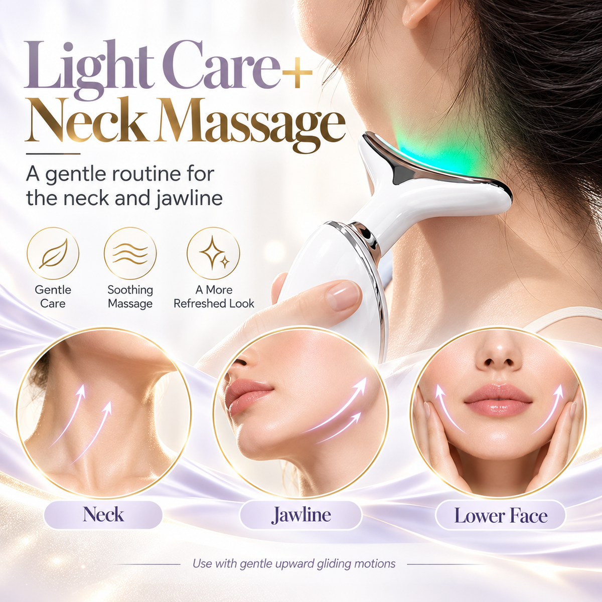 EMS neck and face massage