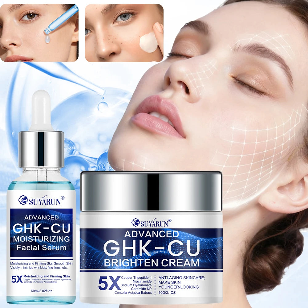 SUYARUN GHK-CU Cream & Serum - Anti-Aging Facial Moisturizer