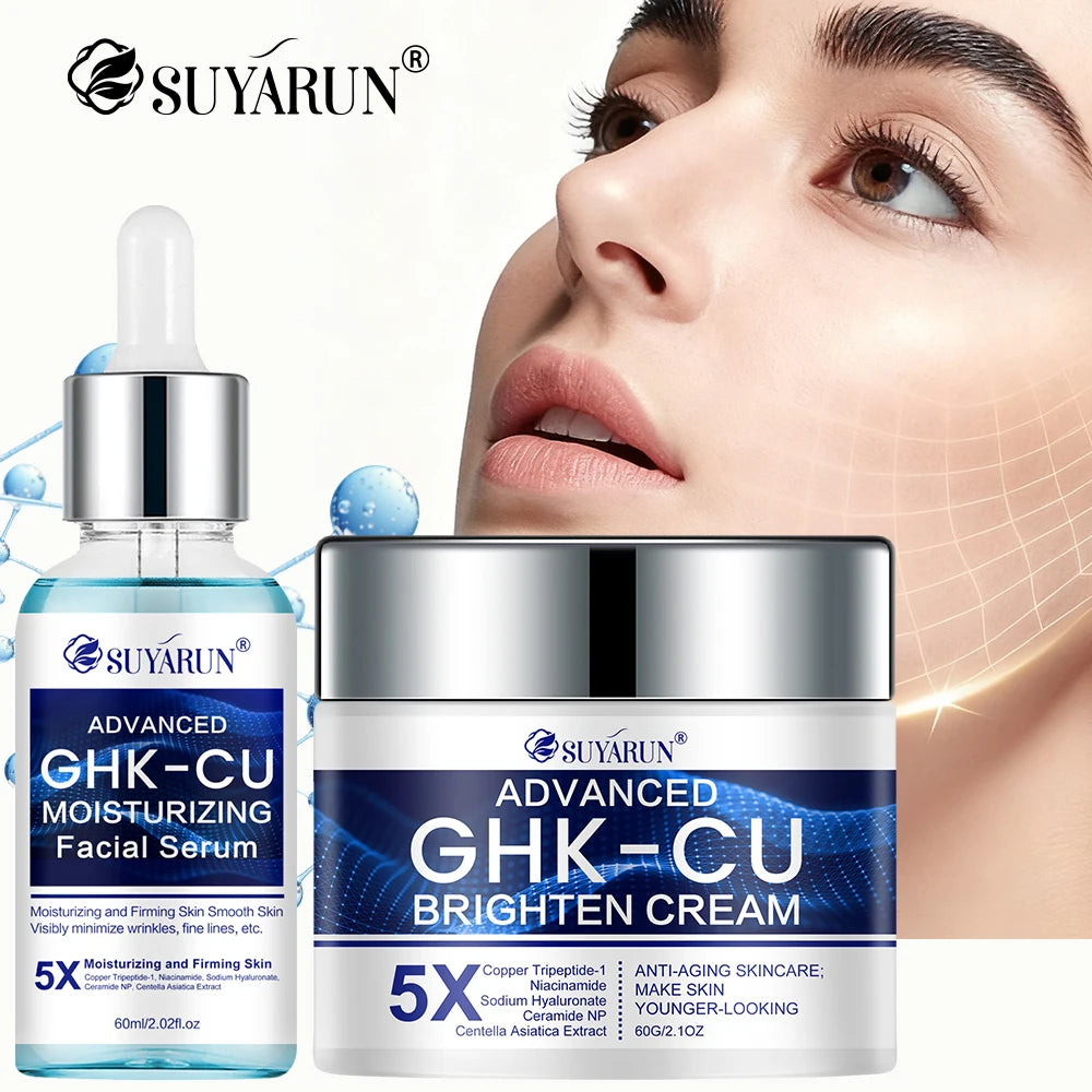 SUYARUN GHK-CU Cream & Serum - Anti-Aging Facial Moisturizer
