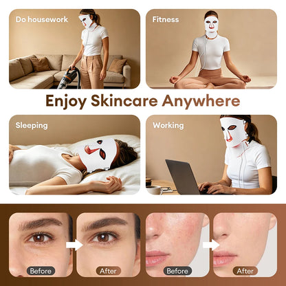 7 Colors Photon Face Neck Beauty Mask