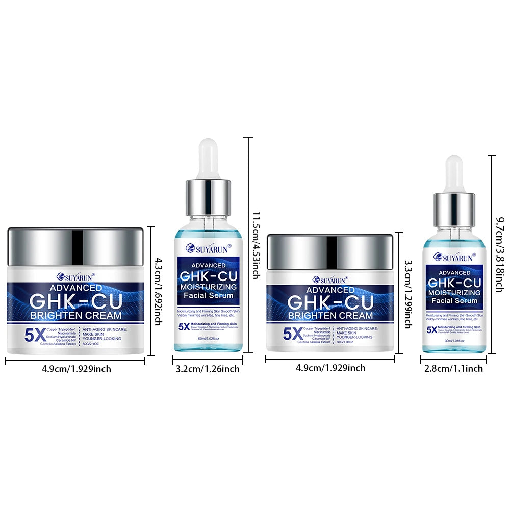 SUYARUN GHK-CU Cream & Serum - Anti-Aging Facial Moisturizer
